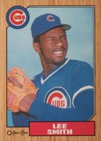 1987 O-Pee-Chee #23 Lee Smith Baseball Card
