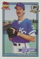 1991 Topps Desert Shield #671 Andy McGaffigan Baseball Card