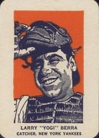 1952 Wheaties # Yogi Berra Action Baseball Card