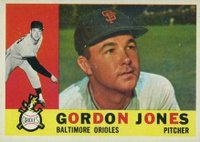 1960 Topps #98 Gordon Jones Baseball Card