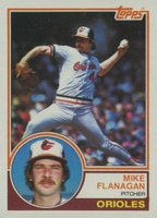1983 Topps #445 Mike Flanagan Baseball Card