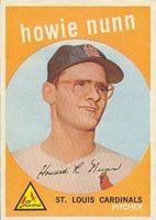 1959 Topps #549 Howie Nunn Baseball Card
