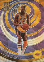 2022 Panini Spectra #144 Magic Johnson Gold Basketball Card
