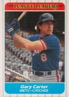 1986 Fleer League Leaders #5 Gary Carter Baseball Card