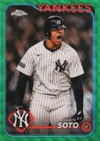 2024 Topps Chrome Update #USC1 Juan Soto Green Wave Baseball Card