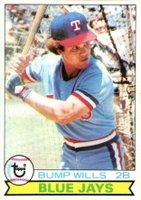 1979 Topps #369 Bump Wills Blue Jays Baseball Card