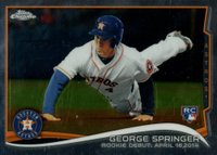 2014 Topps Chrome Update #MB-15 George Springer Baseball Card
