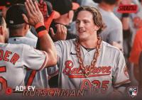 2023 Topps Stadium Club #104 Adley Rutschman Red Foil Baseball Card