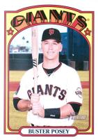 2021 Topps Heritage #556 Buster Posey Baseball Card