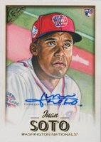 2018 Topps Gallery #126 Juan Soto Autograph Baseball Card
