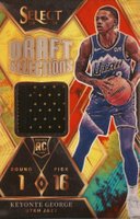 2023 Panini Select Draft Selections Memorabilia #DSMKG Keyonte George Tie-Dye Prizm Basketball Card