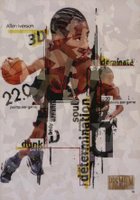 1998 Skybox Premium 3D's #3 Allen Iverson Basketball Card