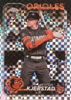2024 Topps Chrome #142 Heston Kjerstad X-Fractor Baseball Card
