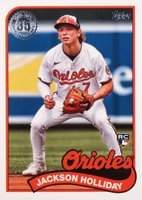 2024 Topps Update 1989 Topps Baseball #38 Jackson Holliday Baseball Card