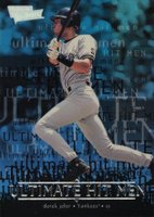 1999 Ultimate Victory Ultimate Hit Men #H6 Derek Jeter Baseball Card