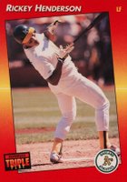 1992 Donruss Triple Play #63 Rickey Henderson Baseball Card