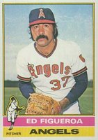 1976 Topps #27 Ed Figueroa Baseball Card