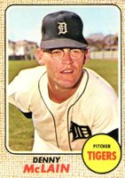 1968 O-Pee-Chee #40 Denny McLain Baseball Card