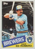 1985 Topps #498 Ed Romero Baseball Card