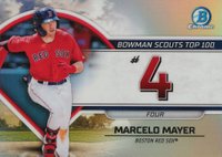2023 Bowman Scouts' Top 100 #BTP4 Marcelo Mayer Baseball Card