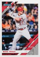 2019 Panini Donruss #170 Mike Trout Batting Baseball Card