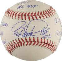 1999 Hall of Fame Autographs # Barry Larkin Ball Baseball Card