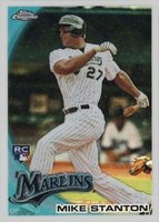 2010 Topps Chrome #190 Mike Stanton Refractor Baseball Card