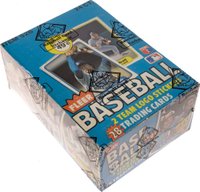 1982 Fleer #CPB Cello Pack Box 24 Packs Baseball Card