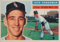 1956 Topps #29g Jack Harshman Gray Back Baseball Card