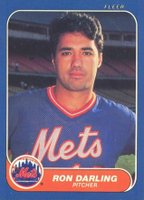 1986 Fleer #77 Ron Darling Baseball Card