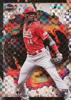 2024 Topps Finest #238 Elly de La Cruz Checkerboard Refractor Baseball Card