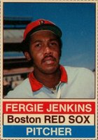 1976 Hostess #138 Fergie Jenkins Hand Cut Baseball Card