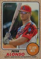 2017 Topps Heritage Real One Autographs #PA Peter Alonso Baseball Card