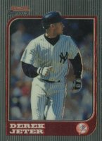 1997 Bowman Chrome #1 Derek Jeter Baseball Card