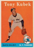 1958 Topps #393 Tony Kubek Baseball Card