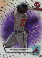 2023 Topps Pristine #152 Michael Harris II Purple Baseball Card
