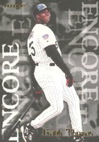 1997 Fleer #718 Frank Thomas Baseball Card