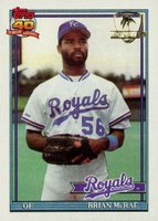 1991 Topps Desert Shield #222 Brian McRae Baseball Card