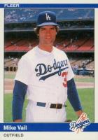 1984 Fleer Update #U-122 Mike Vail Baseball Card