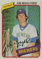 1980 Topps #448 Jim Wohlford Baseball Card