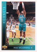 1993 Upper Deck #333 Alonzo Mourning Basketball Card