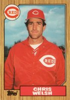 1987 Topps Tiffany #592 Chris Welsh Baseball Card