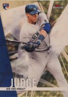 2017 Finest  #2 Aaron Judge Superfractor 1/1 Baseball Card