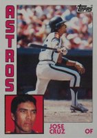 1984 Topps #422 Jose Cruz Baseball Card
