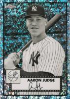 2021 Topps Chrome Platinum Anniversary #142 Aaron Judge Black & White Mini Diamond Refractor Baseball Card