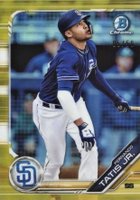 2019 Bowman Prospects Chrome #25 Fernando Tatis Jr. Gold Refractor Baseball Card