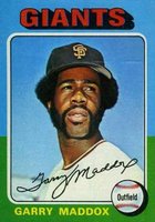 1975 Topps Mini #240 Garry Maddox Baseball Card