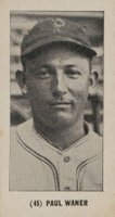 1928 Strip Card #45 Paul Waner Baseball Card