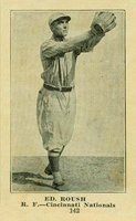 1917 Collins-McCarthy #142 Edd Roush Baseball Card