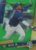 2019 Finest #85 Fernando Tatis Jr. Green Refractor Baseball Card
